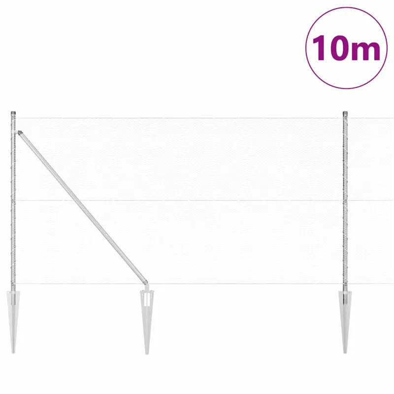 Suvirintas vielinis tvoras su smailiais galais 10 x 1 m (P x A)
