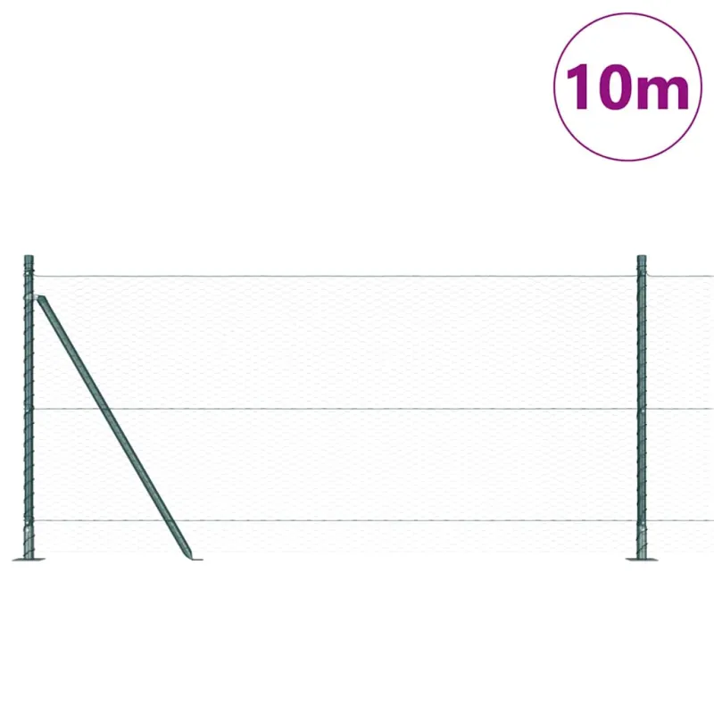 Suvirinta vielos tvora su betono baze 10 x 1 m (P x A)