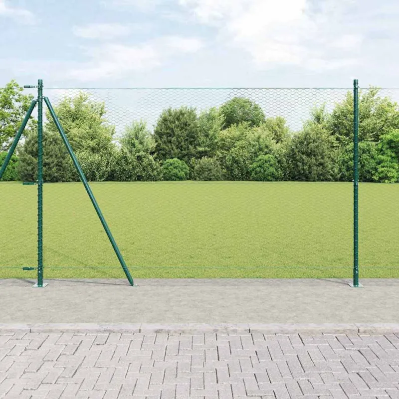 Suvirinta vielos tvora su betono baze 10 x 1,5 m (P x A)