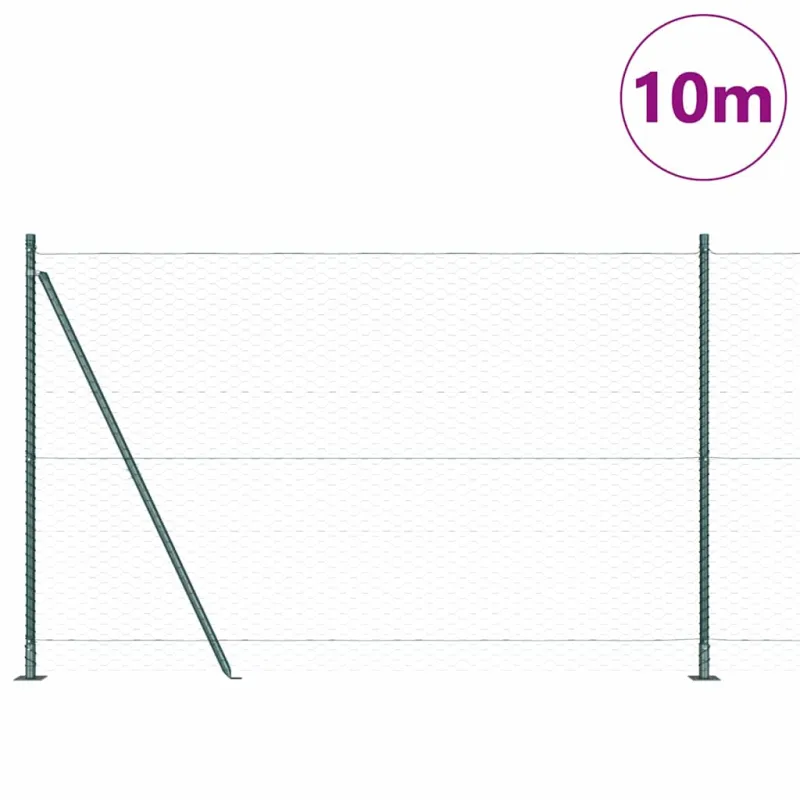 Suvirinta vielos tvora su betono baze 10 x 1,5 m (P x A)