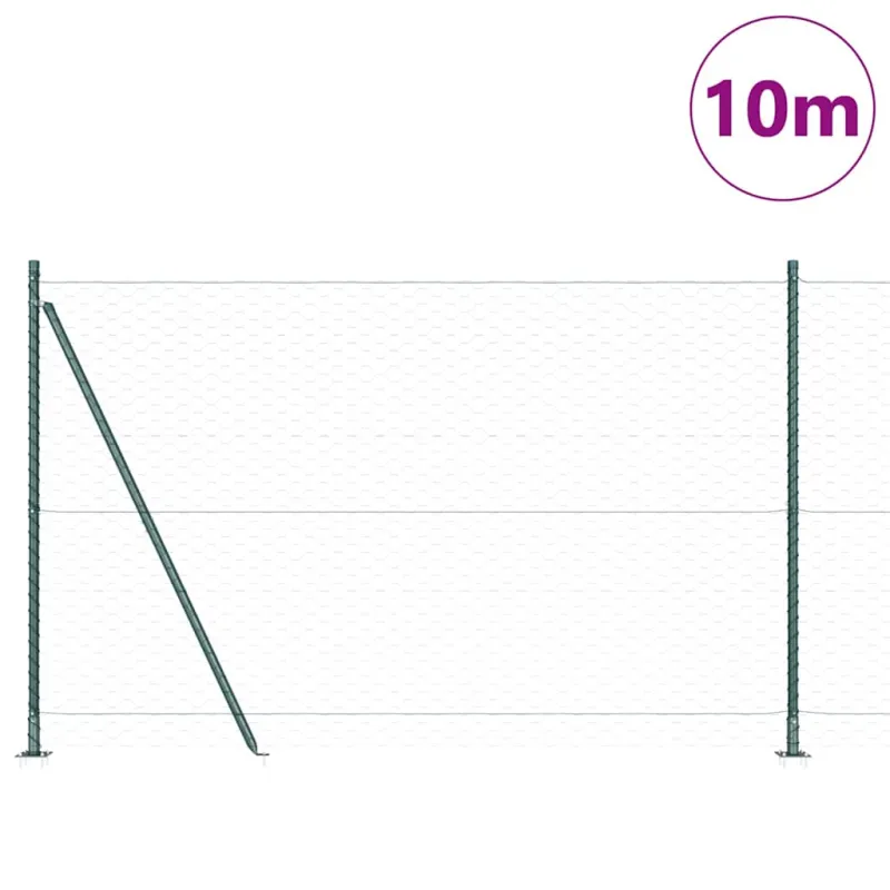 Suvirinta vielos tvora su betono baze 10 x 1,5 m (P x A)