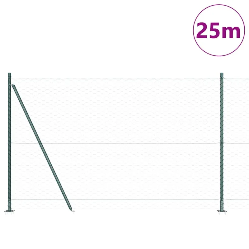 Suvirinta vielos tvora su betono baze 25 x 1,6 m (A x H)