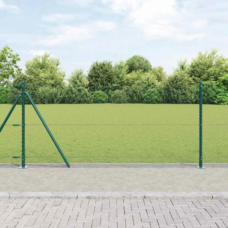 Suvirinta vielos tvora su betono baze