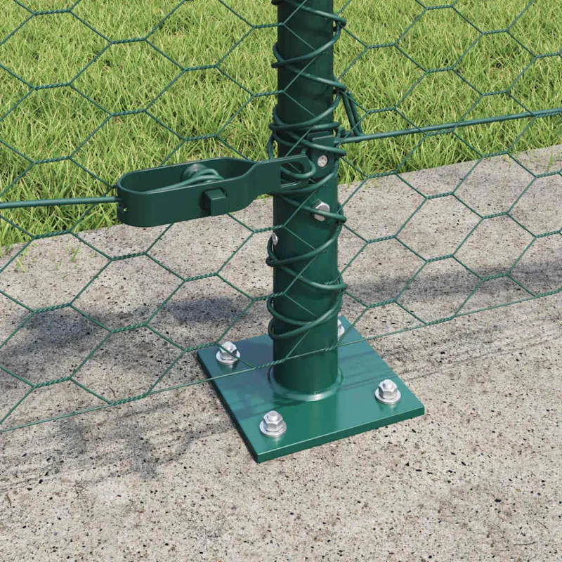 Suvirinta vielos tvora su betono baze 100 x 0,5 m (W x H)
