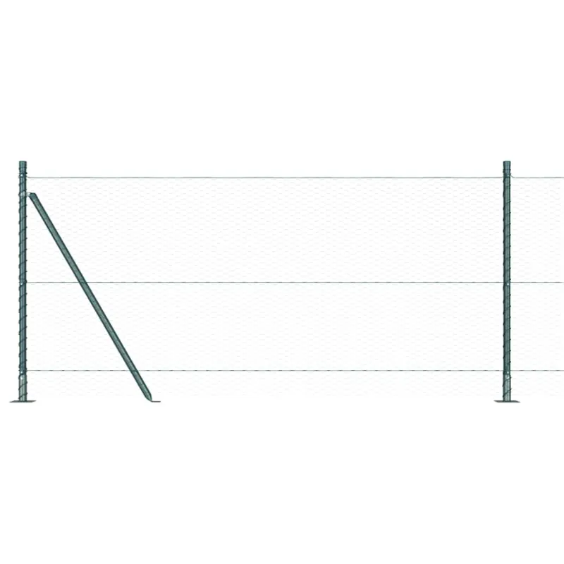 Suvirinta vielos tvora su betono baze 100 x 1 m (W x H)