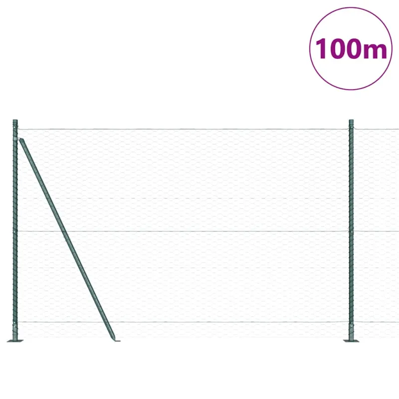 Suvirinta vielos tvora su betono baze 100 x 1,4 m (P x A)