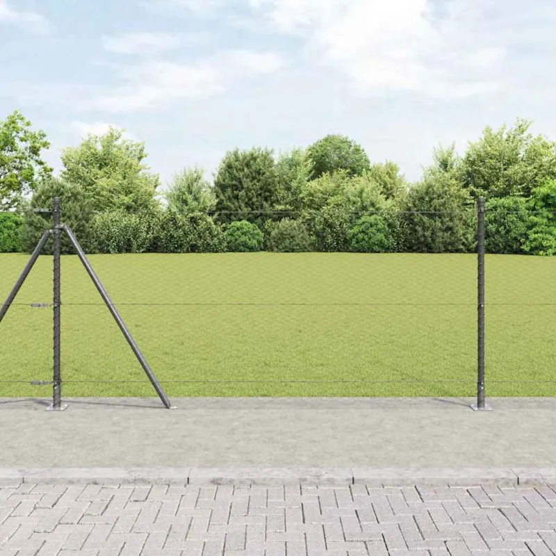 Suvirinta vielos tvora su betono baze 10 x 0,8 m (P x A)