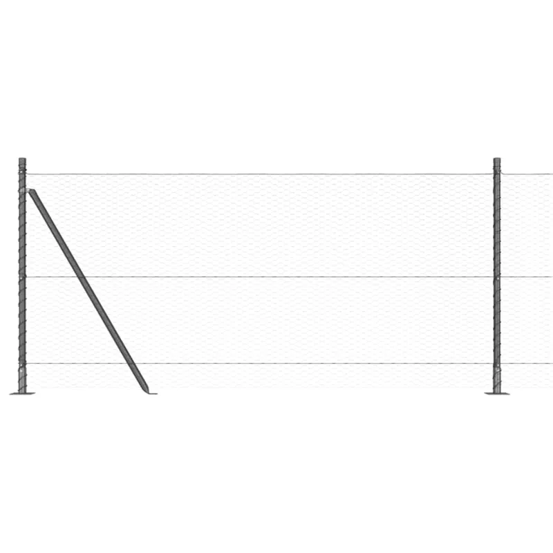 Suvirinta vielos tvora su betono baze 10 x 1 m (P x A)
