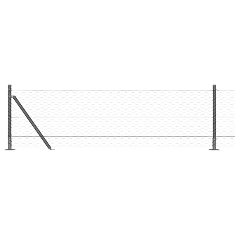 Suvirinta vielos tvora su betono baze 25 x 0,4 m (P x A)