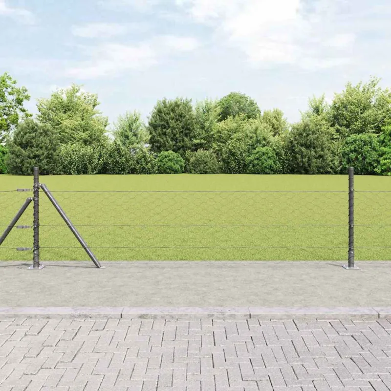 Suvirinta vielos tvora su betono baze 50 x 0,4 m (W x H)