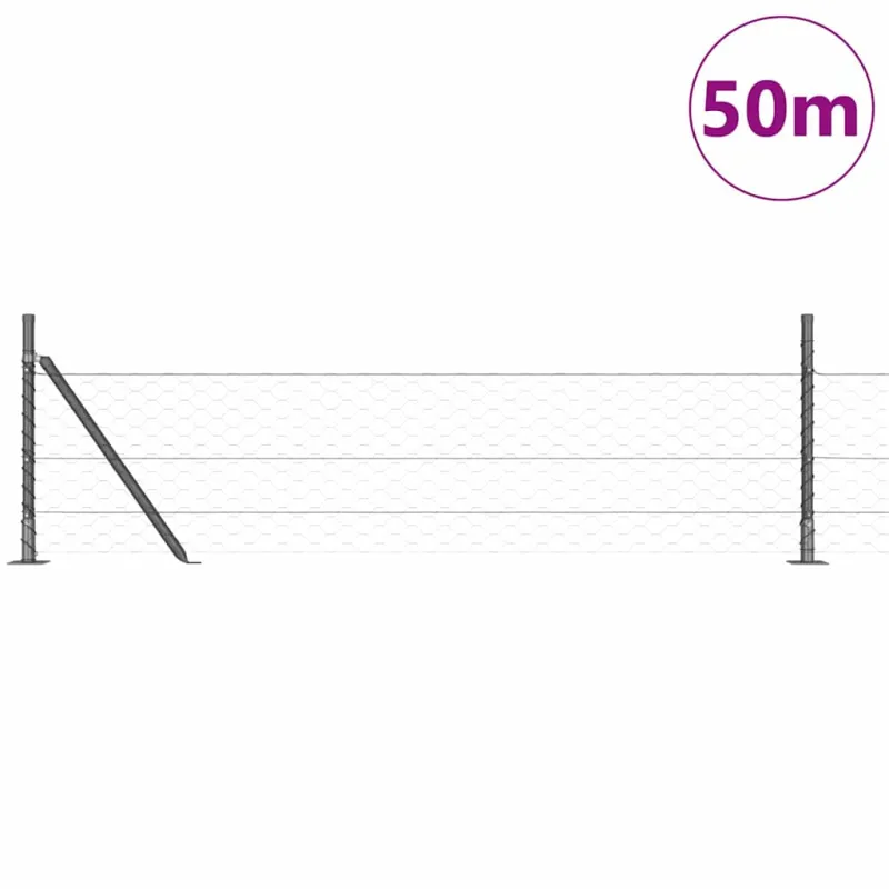 Suvirinta vielos tvora su betono baze 50 x 0,5 m (P x A)