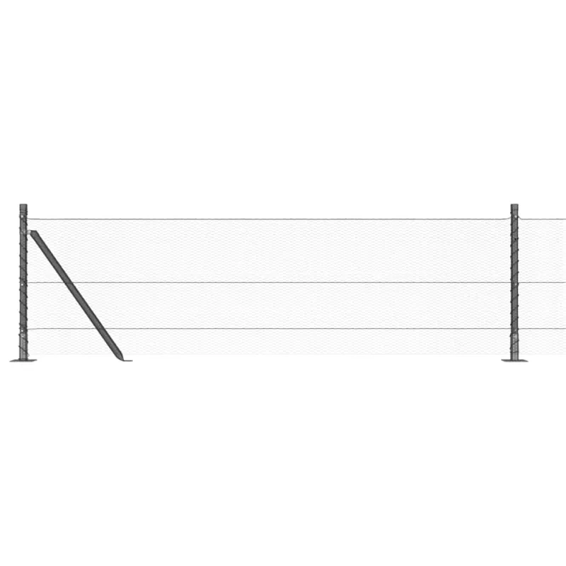 Suvirinta vielos tvora su betono baze 100 x 0,6 m (P x A)