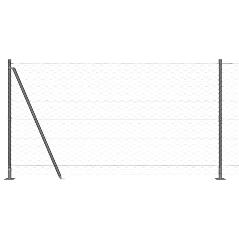 Suvirinta vielos tvora su betono baze 100 x 1,2 m (P x A)