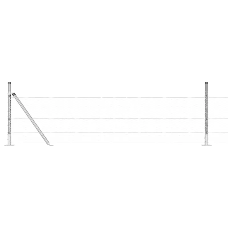 Suvirinta vielos tvora su betono baze 10 x 0,5 m (P x A)