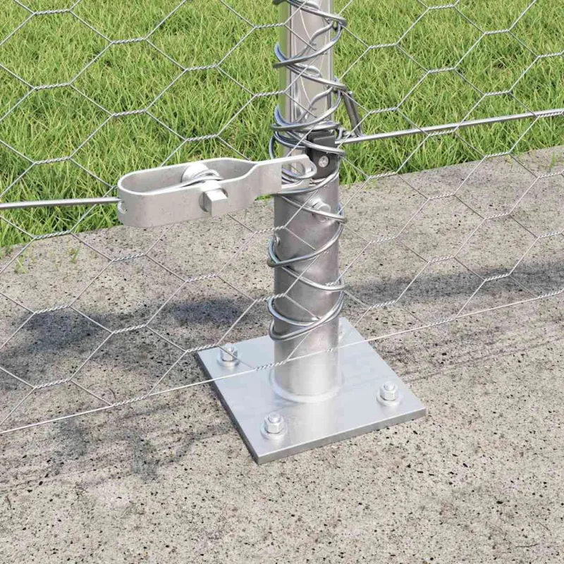 Suvirinta vielos tvora su betono baze 10 x 0,5 m (P x A)