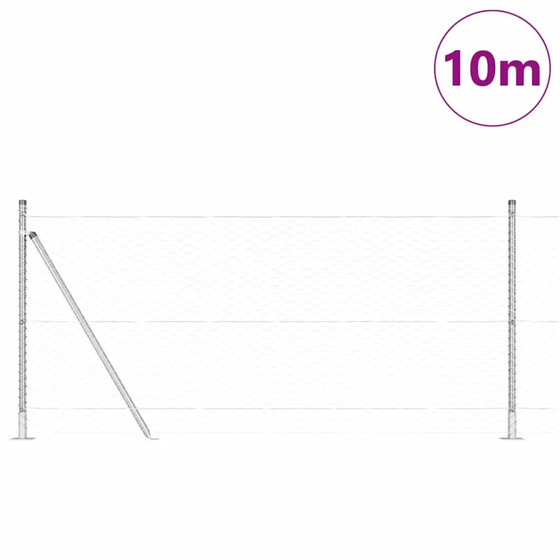 Suvirinta vielos tvora su betono baze 10 x 1 m (P x A)