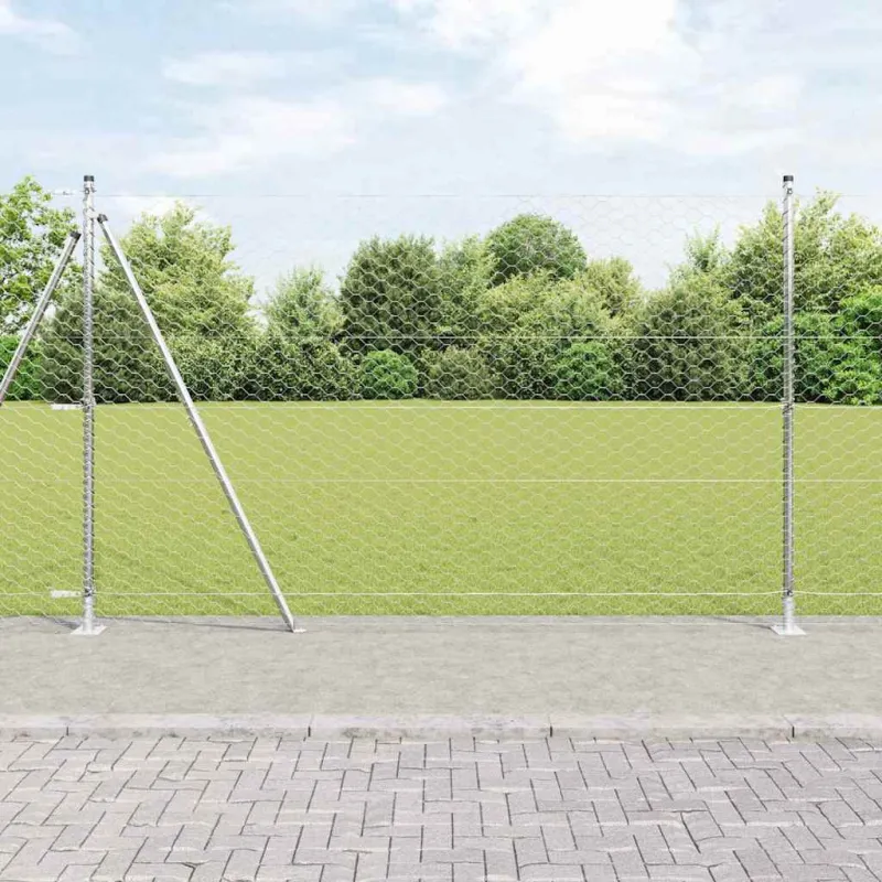 Suvirinta vielos tvora su betono baze 10 x 1,4 m (P x A)