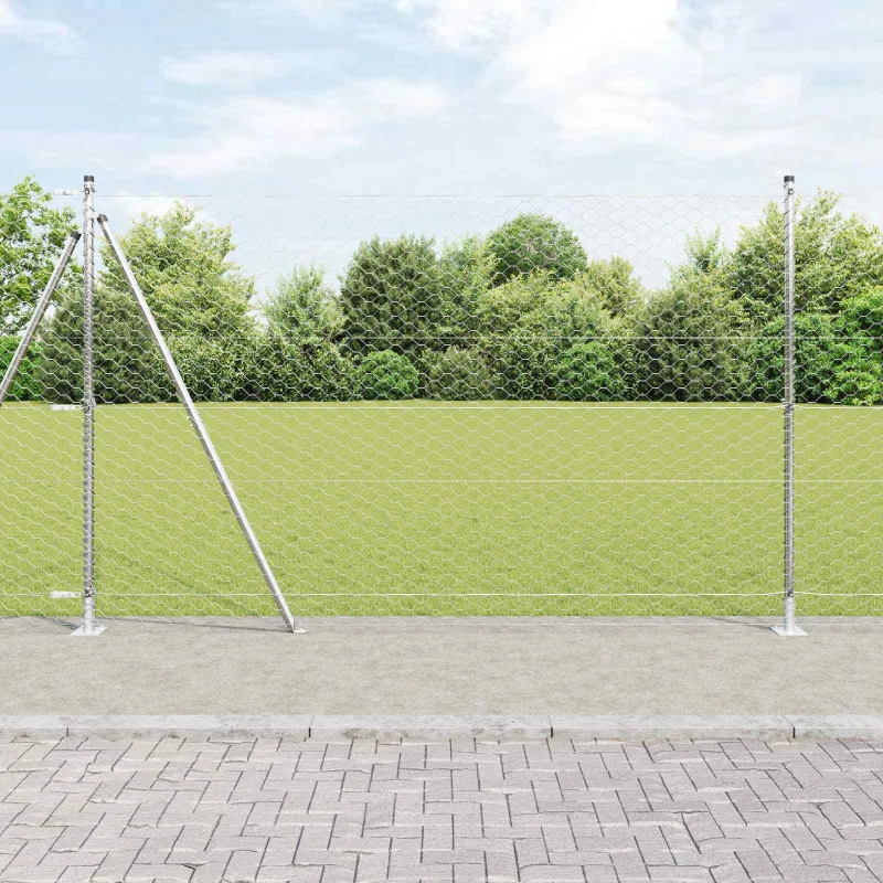 Suvirinta vielos tvora su betono baze 10 x 1,5 m (P x A)