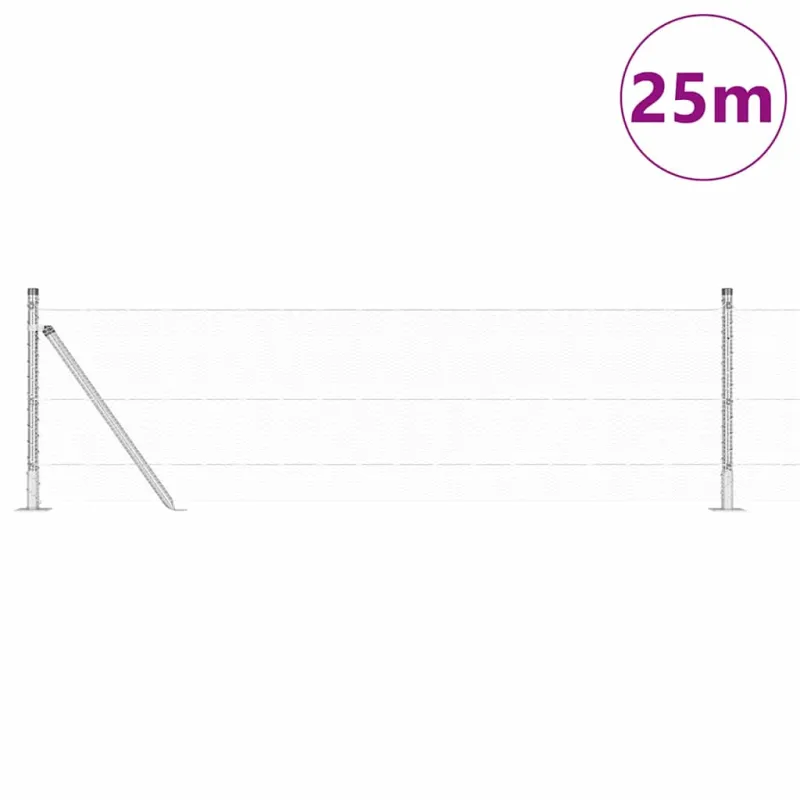 Suvirinta vielos tvora su betono baze 25 x 0,4 m (P x A)