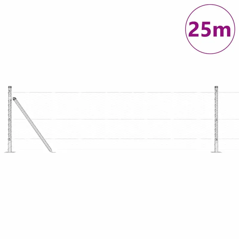 Suvirinta vielos tvora su betono baze 25 x 0,6 m (W x H)