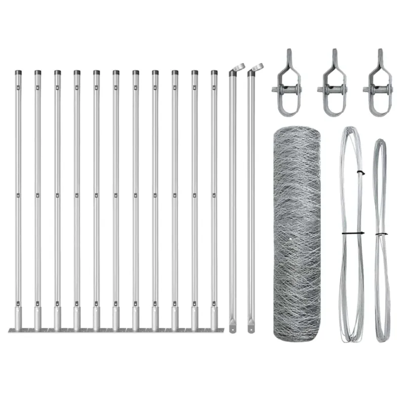 Suvirinta vielos tvora su betono baze 25 x 0,6 m (W x H)