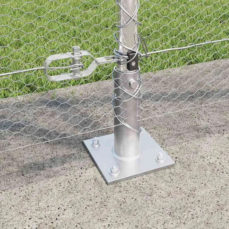 Suvirinta vielos tvora su betono baze