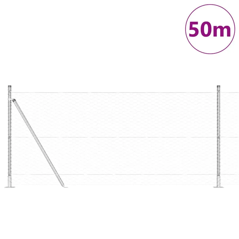 Suvirinta vielos tvora su betono baze 50 x 0,8 m (P x A)