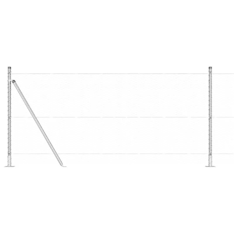 Suvirinta vielos tvora su betono baze 100 x 1 m (W x H)