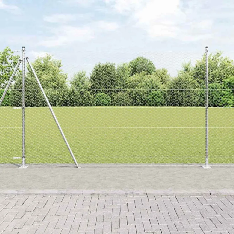 Suvirinta vielos tvora su betono baze 100 x 1,4 m (P x A)
