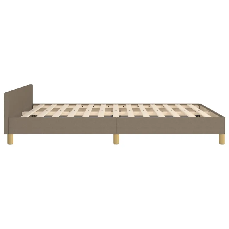 Lovos rėmas be čiužinio, taupe spalvos, 140x190cm, audinys