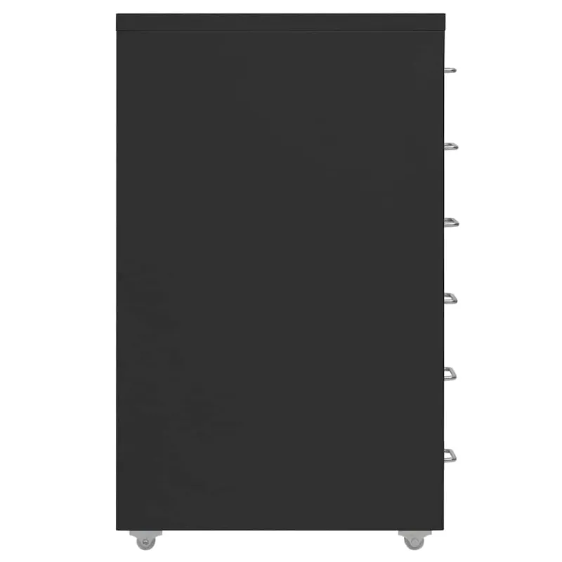Mobili spintelė dokumentams, juoda, 28x41x69cm, metalas