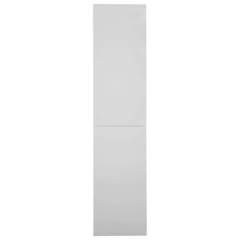 Biuro spintelė su stumdomom durim, pilka, 90x40x180cm, plienas