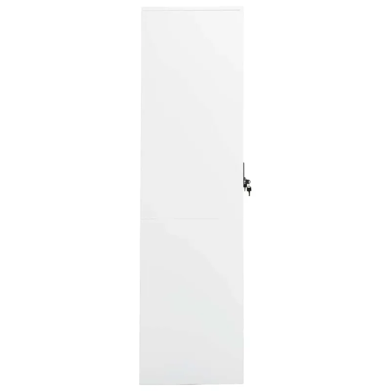 Drabužių spinta, baltos spalvos, 80x50x180cm, plienas
