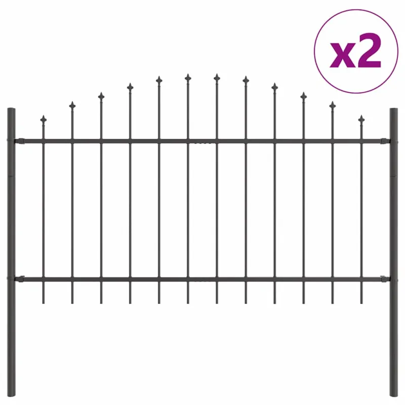 Sodo tvora 2 pcs Pilka 170 x 140 cm