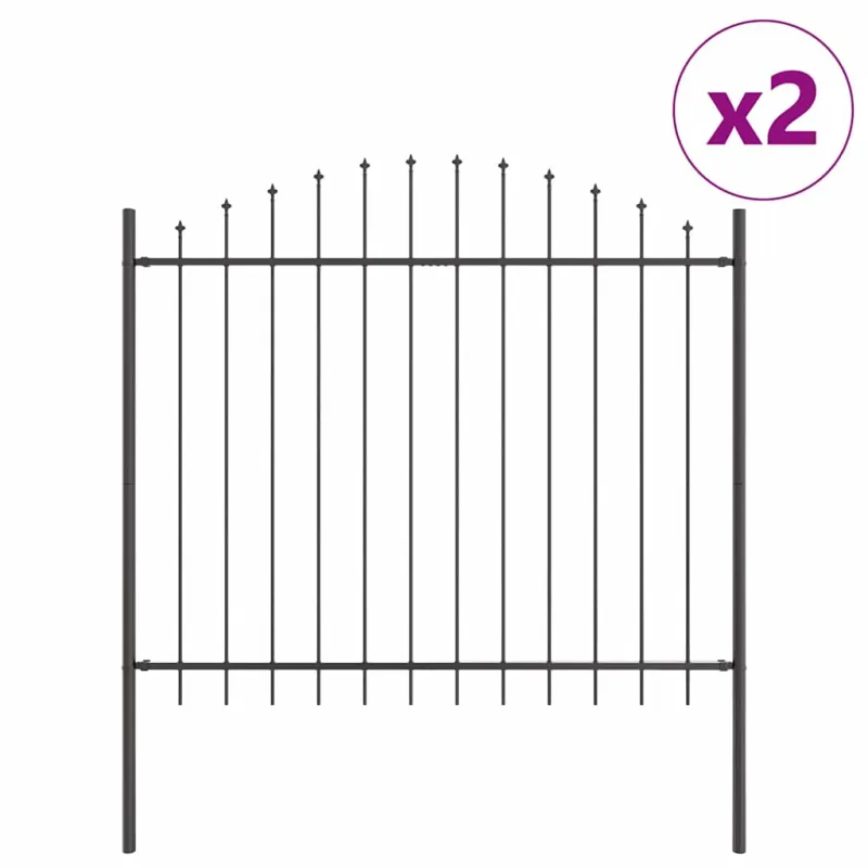 Sodo tvora 2 pcs Pilka 170 x 165 cm