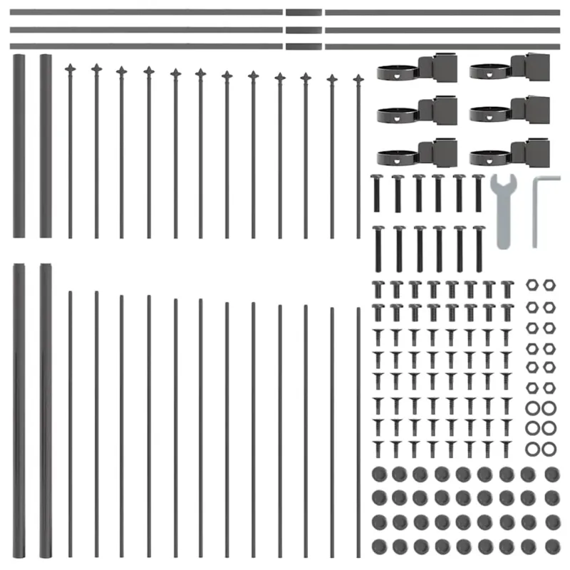 Sodo tvora 2 pcs Pilka 170 x 215 cm