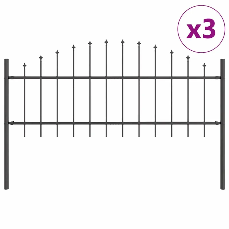 Sodo tvora Woerden 3 pcs Pilka