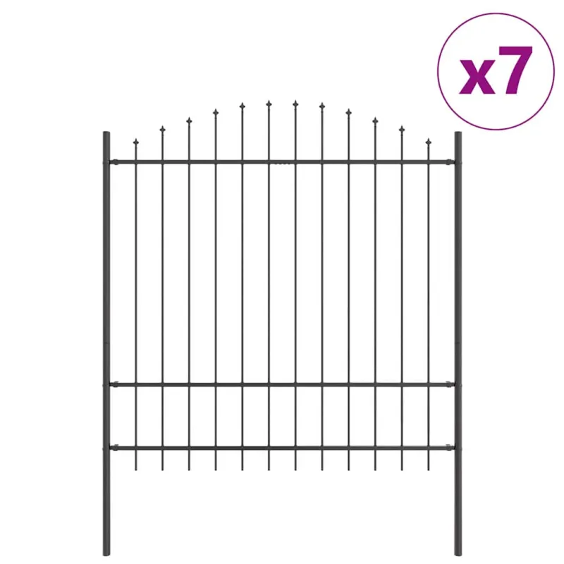 Sodo tvora 7 pcs Pilka 170 x 215 cm