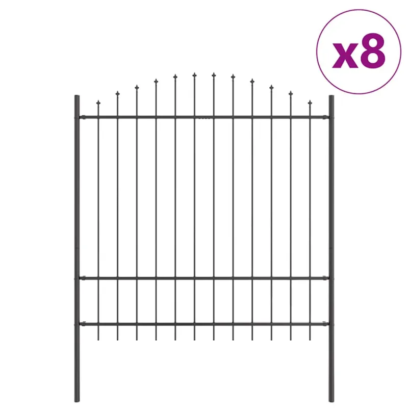 Sodo tvora 8 pcs Pilka 170 x 215 cm