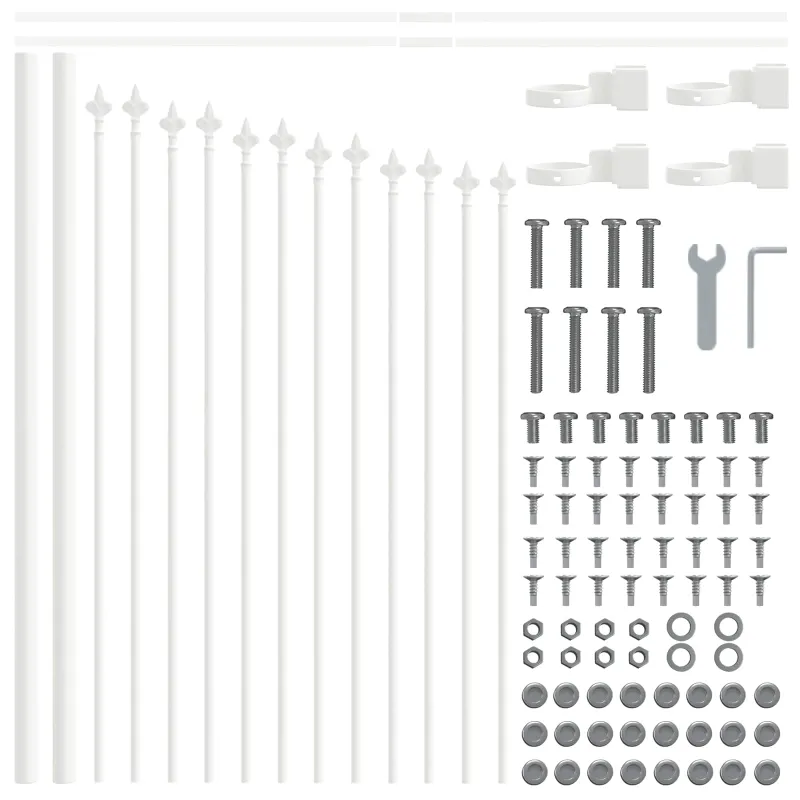 Sodo tvora Woerden 6 pcs Balta