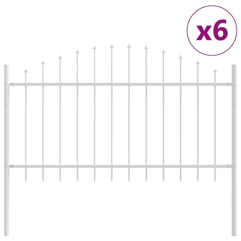Sodo tvora 6 pcs Balta 170 x 140 cm