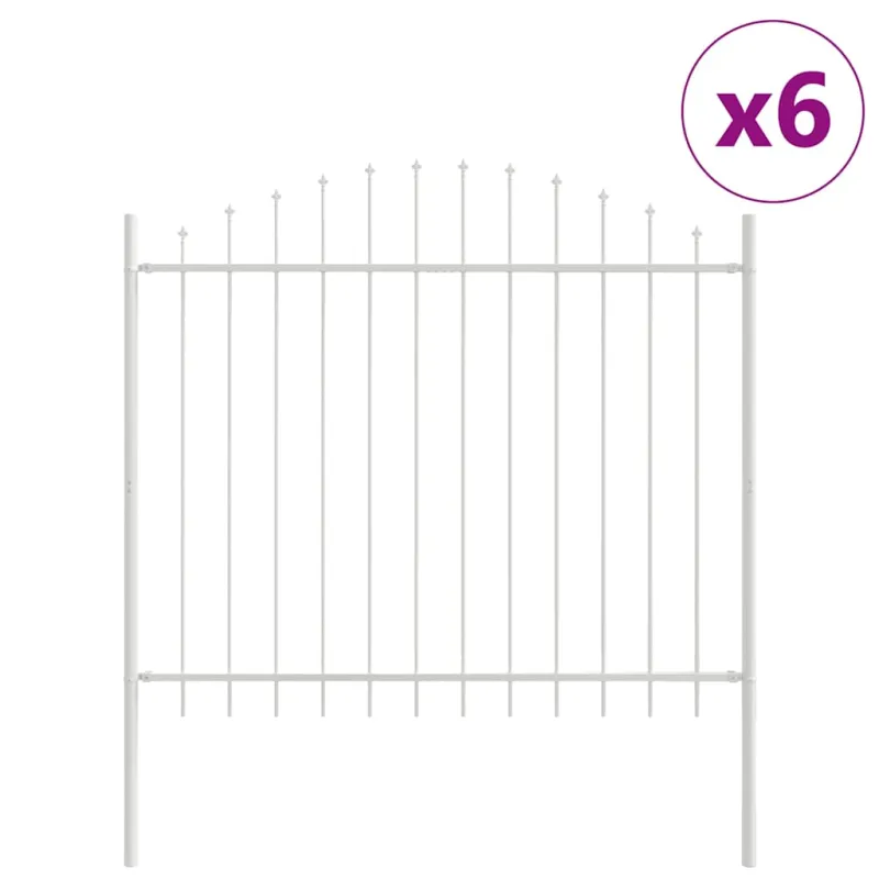 Sodo tvora 6 pcs Balta 170 x 190 cm