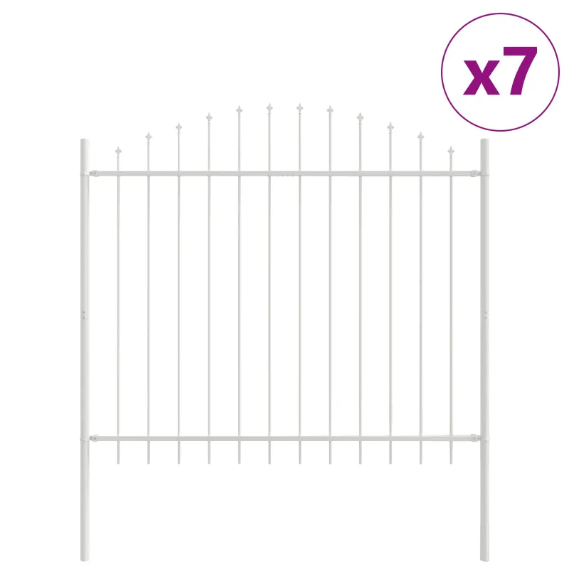 Sodo tvora 7 pcs Balta 170 x 165 cm