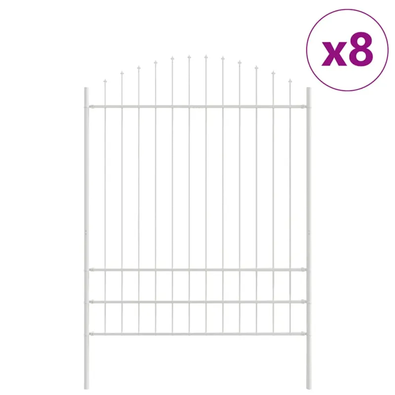 Sodo tvora 8 pcs Balta 170 x 225 cm