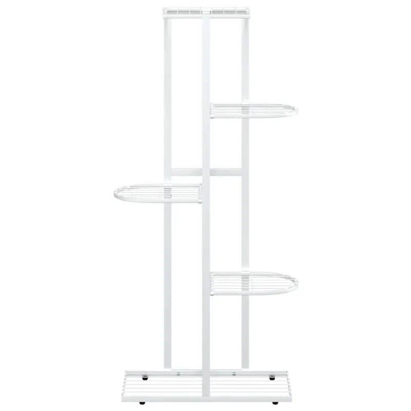 Stovas augalams, 5 lentynos, baltas, 43x22x98cm, metalas