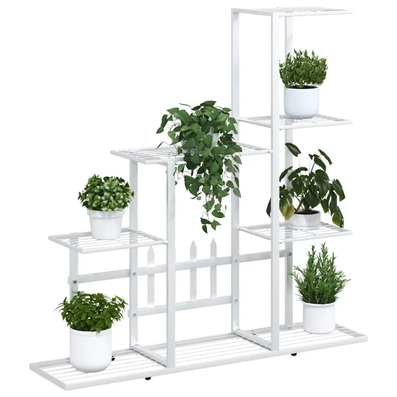 Stovas augalams, baltos spalvos, 94,5x25x88cm, metalas