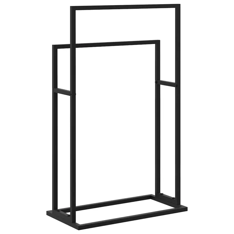 Pastatoma rankšluosčių kabykla, juoda, 48x24x78,5cm, geležis