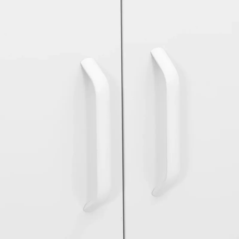 Sandėliavimo spintelė, baltos spalvos, 80x35x101,5cm, plienas