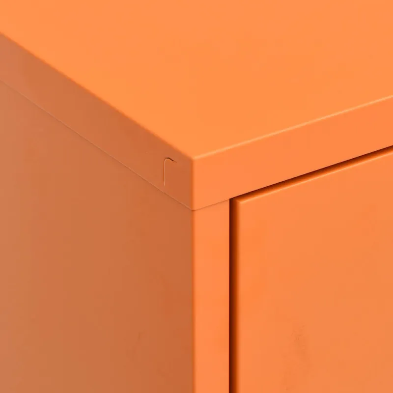Sandėliavimo spintelė, oranžinė, 80x35x101,5cm, plienas