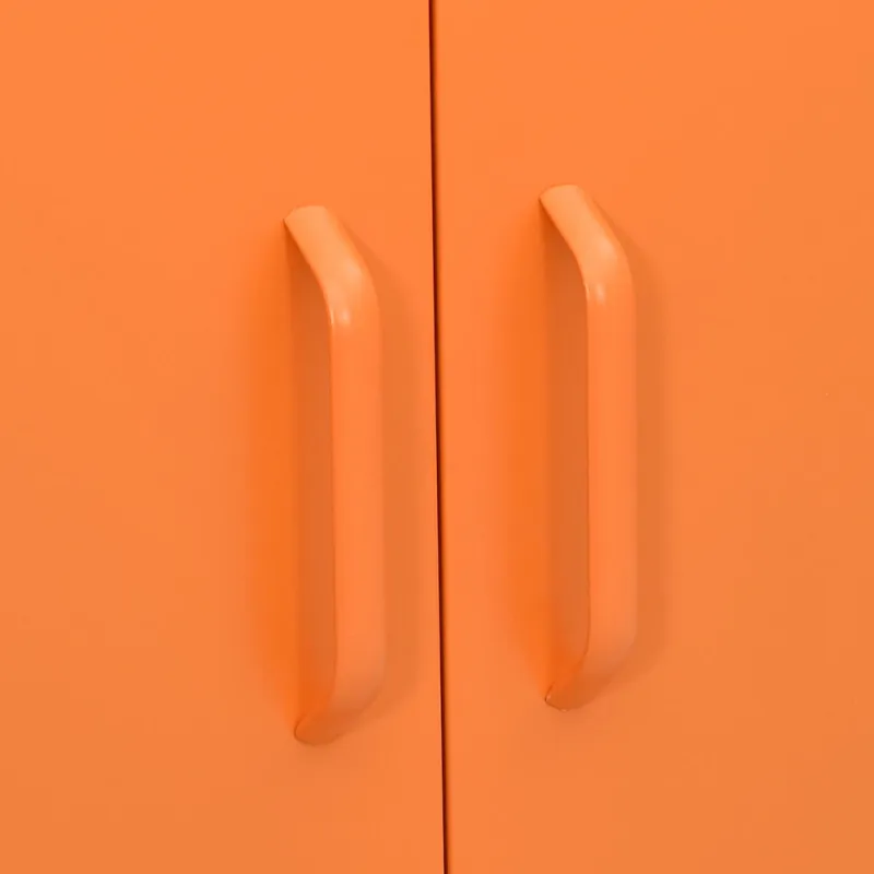 Sandėliavimo spintelė, oranžinė, 80x35x101,5cm, plienas